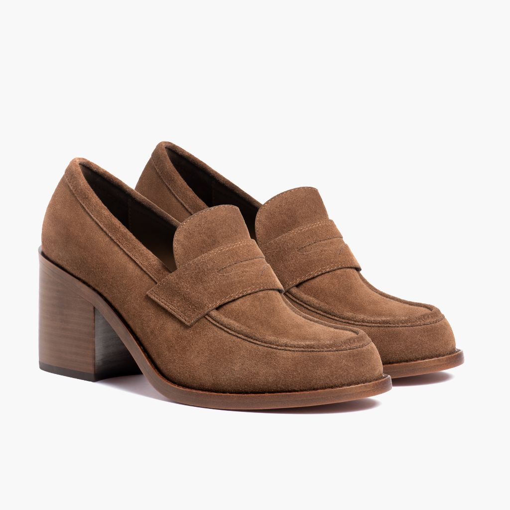 High Heel Penny | Sequoia Suede