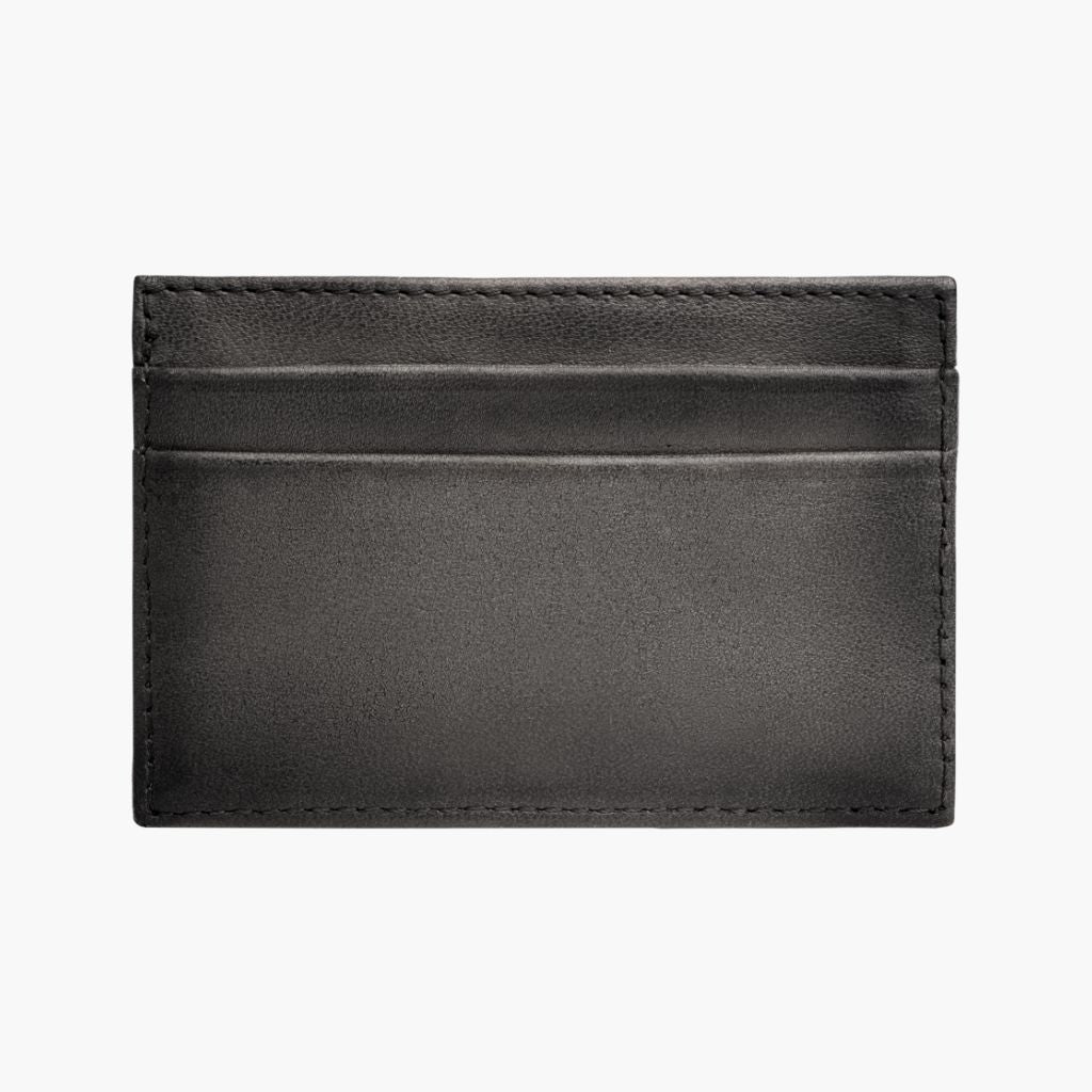 Leather Card Holder | Distressed Grey