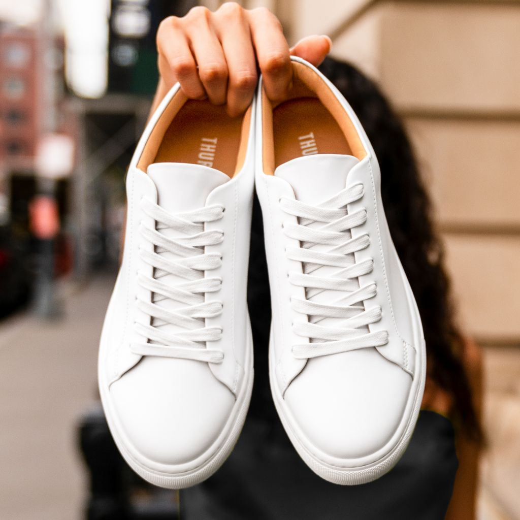 Women's Premier Low Top | White (Blind Eyelets)