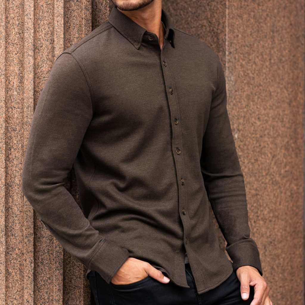 Everyday Button-Down Shirt | Brown