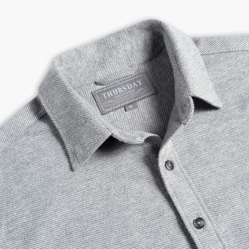 Everyday Button-Down Shirt | Light Grey