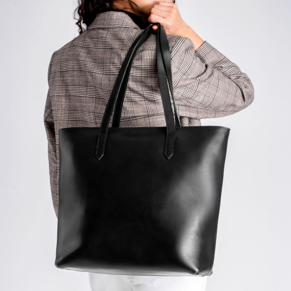 Everyday Tote | Black (L) (Zipper)