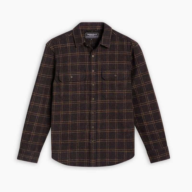 Summit Flannel Shirt | Chestnut