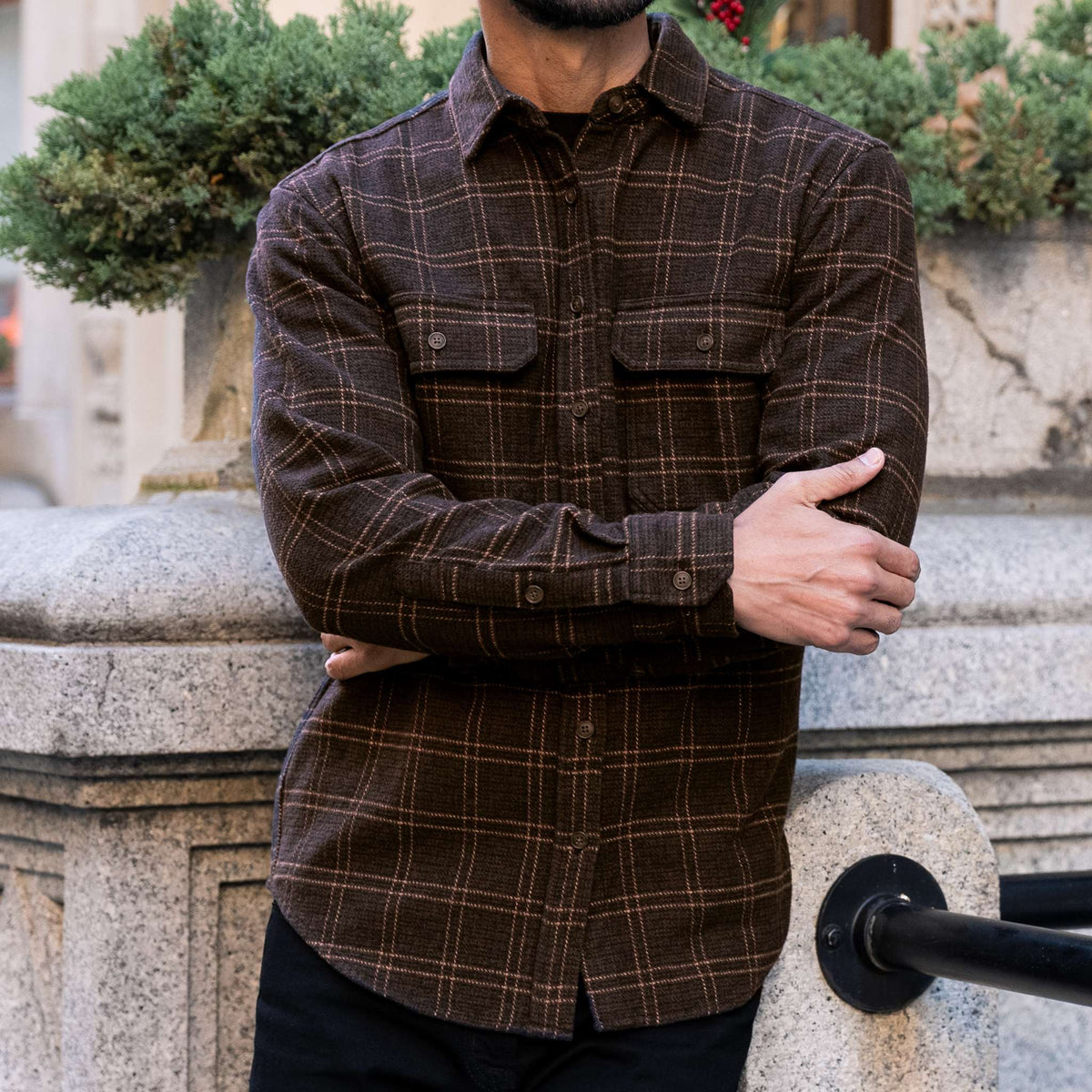 Summit Flannel Shirt | Chestnut